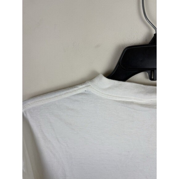 Vintage 90s Single Stitch Graphic T-Shirt / Size XL / White - Picture 6 of 7